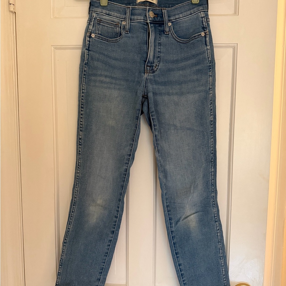 Madewell Mid-Rise Stovepipe Light Blue Women’s Jeans